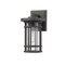 Z-Lite Jordan 1 Light Outdoor Wall Sconce, Oil Rubbed Bronze And Clear Seedy 570S-ORB - alternate 5
